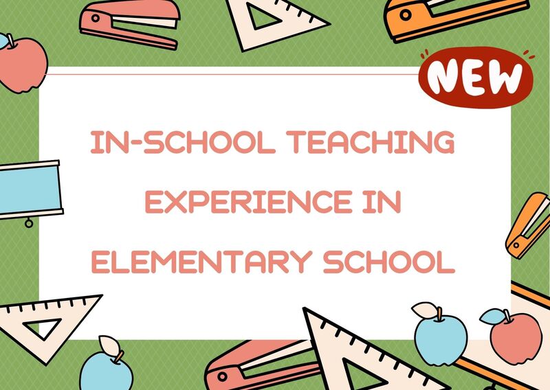 In-school teaching experience in elementary schoolImage